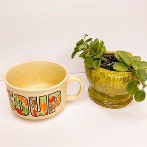 Vintage Japanese Soup Mug Midcentury Modern